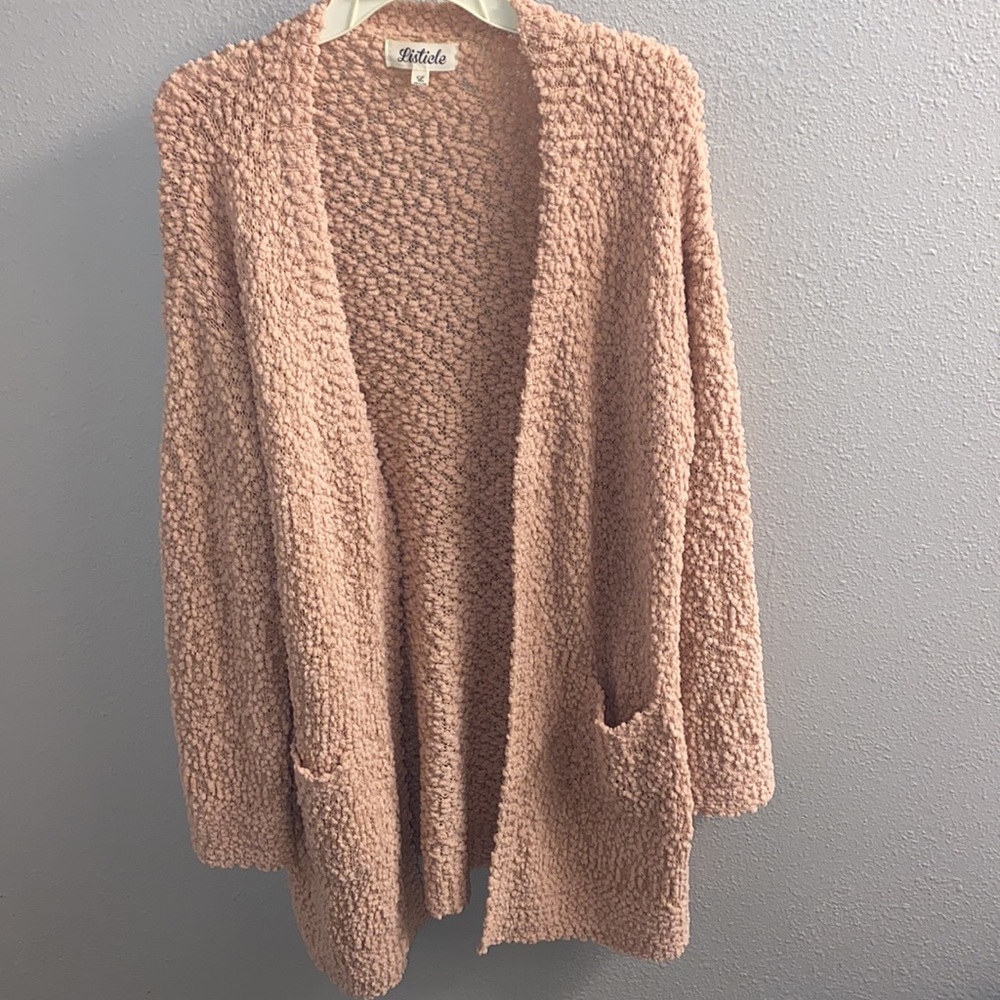 Listicle Longline Cozy Loungewear Cardigan Duster Size Large